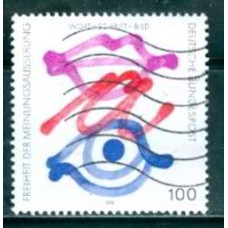 ALF1621U-SELO PRINCÍPIOS FUNDAMENTAIS DA DEMOCRACIA: LIBERDADE DE EXPRESSÃO - ALEMANHA FEDERAL - 1995 - U