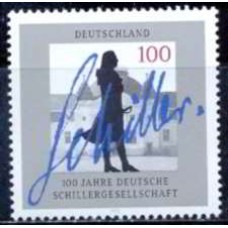 ALF1624M-SELO CENTENÁRIO DA CRIAÇÃO DA SOCIEDADE DEUTSCHE SCHILLERGESELLSCHAFT - ALEMANHA - 1995 - MINT