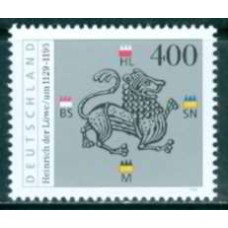 ALF1637M-SELO 800º ANIVERSÁRIO DA MORTE DE HENRI LE LION, DUQUE DA SAXÔNIA E BAVIERA - ALEMANHA - 1995 - MINT