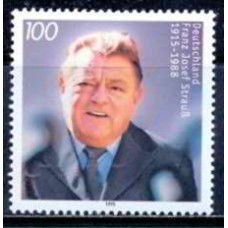 ALF1650M-SELO 80º ANIVERSÁRIO DE NASCIMENTO DO POLÍTICO FRANZ JOSEF STRAUSS - ALEMANHA - 1995 - MINT