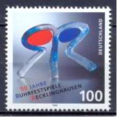 ALF1691M-SELO CINQUENTENÁRIO DO FESTIVAL DE LA RUHR - ALEMANHA - 1996 - MINT