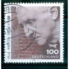 ALF1720U-SELO CENTENÁRIO DA MORTE DO COMPOSITOR ANTON BRUCKNER - ALEMANHA - 1996 - U