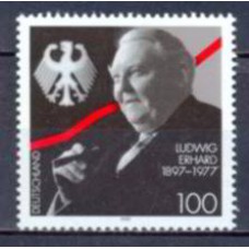 ALF1736M-SELO CENTENÁRIO DO NASCIMENTO DE LUDWIG ERHARD - ALEMANHA - 1997 - MINT
