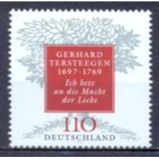 ALF1793M-SELO TRICENTENÁRIO DO NASCIMENTO DE GERHARD TERSTEEGEN - ALEMANHA - 1997 - MINT