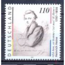 ALF1794M-SELO BICENTENÁRIODE NASCIMENTO DO POETA HEINRICH HEINE - ALEMANHA - 1997 - MINT