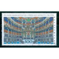 ALF1815U-SELO 250º ANIVERSÁRIO DA ÓPERA DE MARGRAVES DE BAYREUTH - ALEMANHA - 1998 - U