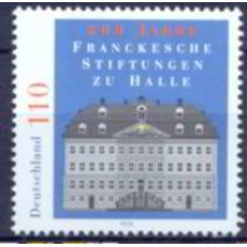 ALF1843M-SELO 300º ANIVERSÁRIO DAS FUNDAÇÕES FRANCKE - ALEMANHA - 1998 - MINT