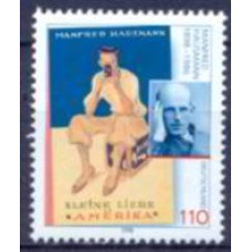 ALF1844M-SELO CENTENÁRIO DE NASCIMENTO DO ESCRITOR MANFRED HAUSMANN - ALEMANHA - 1998 - MINT