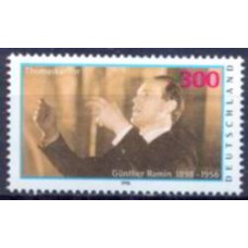 ALF1851M-SELO CENTENÁRIO DE NASCIMENTO DO CHEFE DE CORAL GUNTHER RAMIN - ALEMANHA - 1998 - MINT