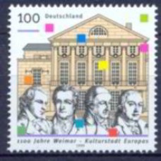 ALF1860M-SELO 1100º ANIVERSÁRIO DA CIDADE DE WEIMAR - ALEMANHA - 1999 - MINT