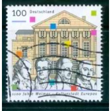 ALF1860U-SELO 1100º ANIVERSÁRIO DA CIDADE DE WEIMAR - ALEMANHA - 1999 - U