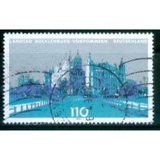 ALF1869U-SELO PARLAMENTOS DO PAÍS III, MECKLENBOURG - ALEMANHA - 1999 - U