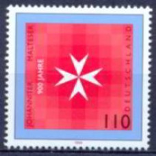 ALF1878M-SELO 900º ANIVERSÁRIO DA ORDEM DE SÃO JOÃO (ORDEM DE MALTA) - ALEMANHA - 1999 - MINT