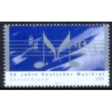 ALF2174M-SELO CINQUENTENÁRIO DO CONSELHO MUSICAL ALEMÃO - ALEMANHA - 2003 - MINT