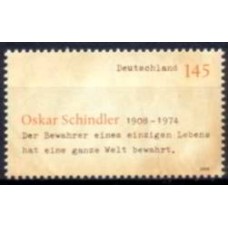 ALF2484M-SELO INDUSTRIAL ALEMÃO OSKAR SCHINDLER - ALEMANHA - 2008 - MINT