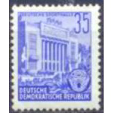 ALO0129N-SELO PLANO QUINQUENAL, 35P - ALEMANHA ORIENTAL - 1953 - N