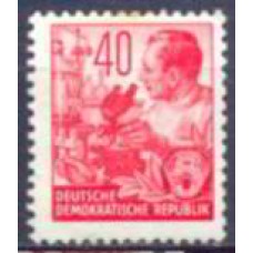 ALO0130N-SELO PLANO QUINQUENAL, 40P - ALEMANHA ORIENTAL - 1953 - N