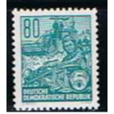 ALO0133M-SELO PLANO QUINQUENAL, 80P - ALEMANHA ORIENTAL - 1953 - MINT