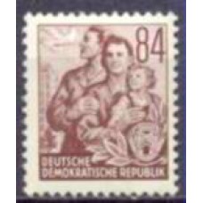 ALO0134N-SELO PLANO QUINQUENAL, 84P - ALEMANHA ORIENTAL - 1953 - N