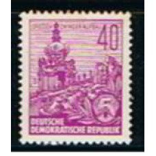 ALO0192N-SELO PLANO QUINQUENAL, 40P - ALEMANHA ORIENTAL - 1955 - N