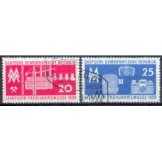 ALO0393U-SÉRIE FEIRA DA PRIMAVERA DE LEIPZIG - ALEMANHA ORIENTAL - 1959 - U