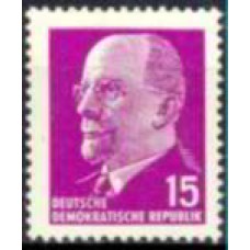 ALO0563N-SELO PRESIDENTE WALTER ULBRICHT, 15P - ALEMANHA ORIENTAL - 1961/67 - N