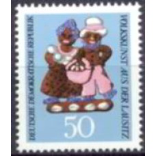 ALO1216M-SELO ARTE POPULAR DE LAUSITZ, 50P - ALEMANHA ORIENTAL - 1969 - MINT