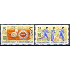ALO1284M-SÉRIE CAMPEONATO MUNDIAL DE CORRIDA DE ORIENTAÇÃO - ALEMANHA ORIENTAL - 1970 - MINT