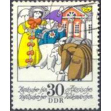 ALO1679U-SELO IMAGENS DE CONTO POPULAR RUSSO, 30P - ALEMANHA ORIENTAL - 1974 - U