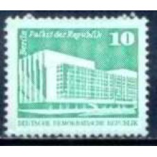 ALO2146M-SELO CONSTRUÇÕES SOCIALISTAS NA RDA, 10P - ALEMANHA ORIENTAL - 1980 - MINT