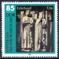 ALO2454N-SELO FUNDADORES DA CATEDRAL DE NAUMBURG, 85P - ALEMANHA ORIENTAL - 1983 - N