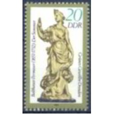 ALO2536M-SELO ESCULTURAS DE BALTHASAR PERMOSER, 20P - ALEMANHA ORIENTAL - 1984 - MINT