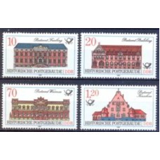 ALO2687N-SÉRIE EDIFÍCIOS HISTÓRICOS DOS CORREIOS - ALEMANHA ORIENTAL - 1987 - N