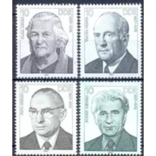 ALO2702N-SÉRIE PERSONALIDADES DO MOVIMENTO OPERÁRIO ALEMÃO XIII - ALEMANHA ORIENTAL - 1987 - N