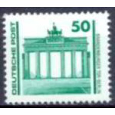ALO2949MA-SELO MONUMENTOS E ARQUITETURA, 50P DO ROLO - ALEMANHA ORIENTAL - 1990 - MINT