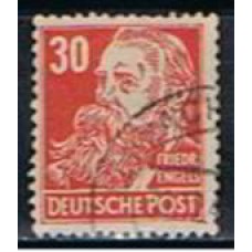 ALOG042U-SELO CELEBRIDADES, 30P - ALEMANHA ORIENTAL EMISSÕES GERAIS - 1948 - U
