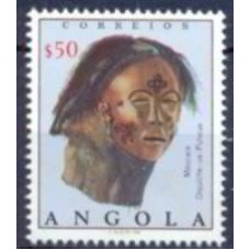 ANG0604NA-SELO MÁSCARAS 50 C. - ANGOLA - 1976 - N