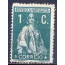 APO0208UC-SELO CERES, 1C, PAPEL ESMALTE, DENTEAÇÃO 15X14 - PORTUGAL - 1915 - U