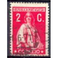 APO0210U-SELO CERES, 2C, PAPEL PORCELANA MÉDIO - PORTUGAL - 1912 - U