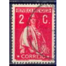 APO0210UF-SELO CERES, 2C, PAPEL PONTINHADO VERTICAL - PORTUGAL - 1915 - U