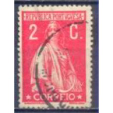 APO0210UFH-SELO CERES, 2C, PAPEL PONTINHADO HORIZONTAL - PORTUGAL - 1915- U