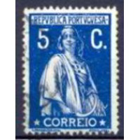 APO0212UB-SELO CERES, 5C, PAPEL PORCELANA ORDINÁRIO - PORTUGAL - 1912 - U