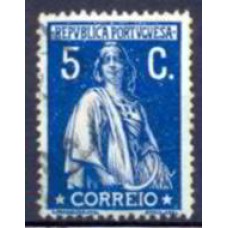 APO0212UB-SELO CERES, 5C, PAPEL PORCELANA ORDINÁRIO - PORTUGAL - 1912 - U