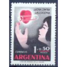 ARG0594N-SELO LUTA CONTRA A LEUCEMIA - ARGENTINA - 1958 - N