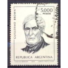 ARG1212U-SELO GUILLERMO BROWN - ARGENTINA - 1980 - U