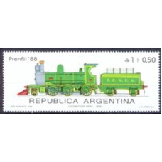 ARG1627NA-SELO EXPOSIÇÃO FILATÉLICA PRENFIL 88, YATAY 1888 - ARGENTINA - 1988 - N
