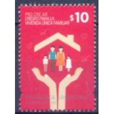 ARG3020M-SELO DECÊNIO GANHO, 10P - ARGENTINA - 2014 - MINT