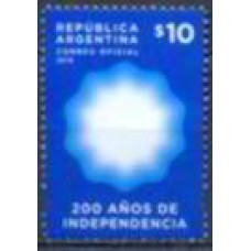 ARG3104M-SELO BICENTENÁRIO DA INDEPENDÊNCIA - ARGENTINA - 2016 - MINT