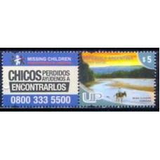 ARG9019M-SELO PERSONALIZADO CRIANÇAS PERDIDAS - ARGENTINA - 2010 - MINT