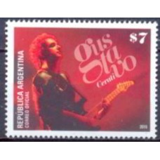 ARG9060M-SELO GUSTAVO CERATTI - ARGENTINA - 2015 - MINT